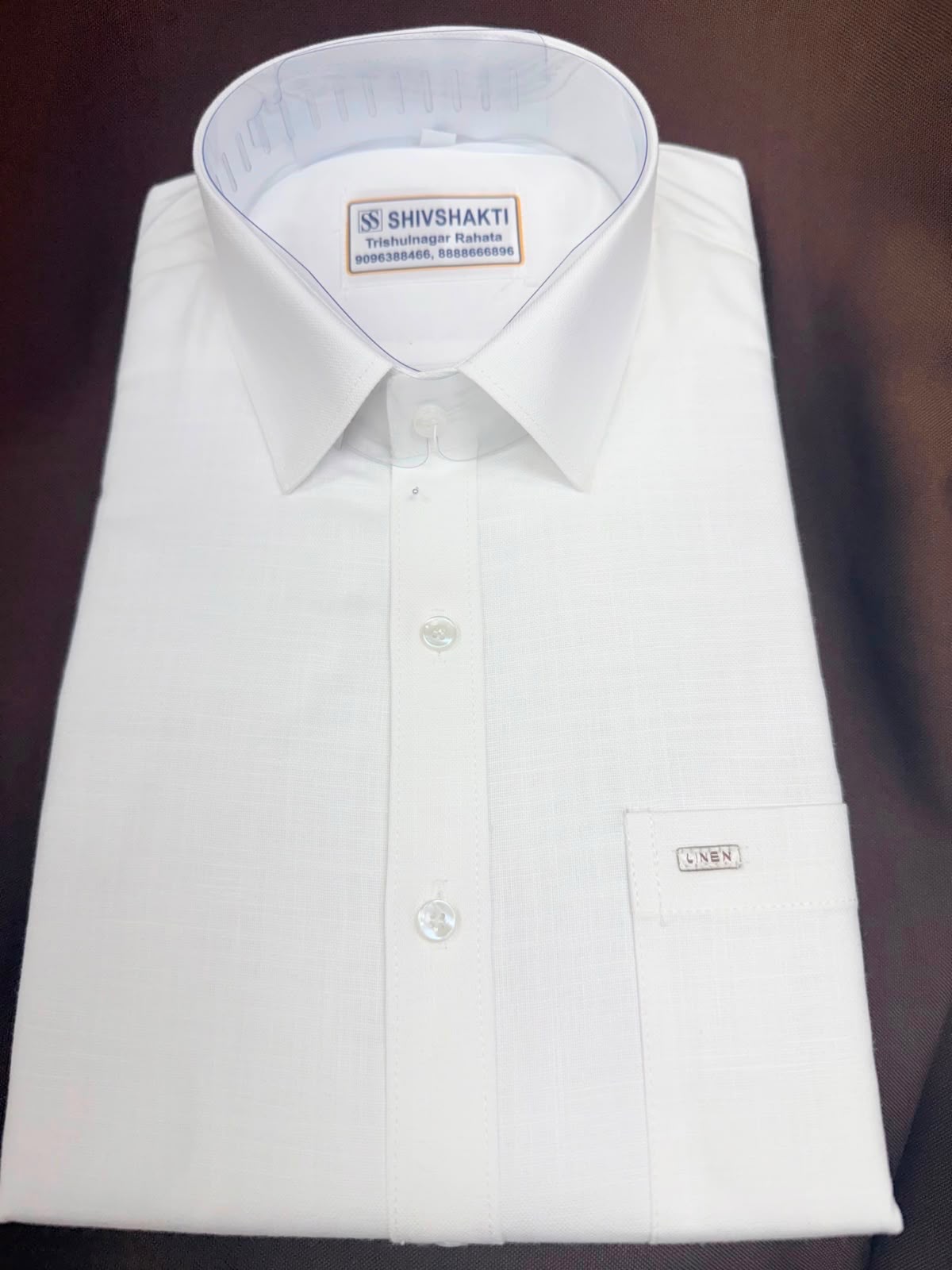 Prime Minister Ready -Made Linen Shirt  Pure European Linen  Premium Quality Linen